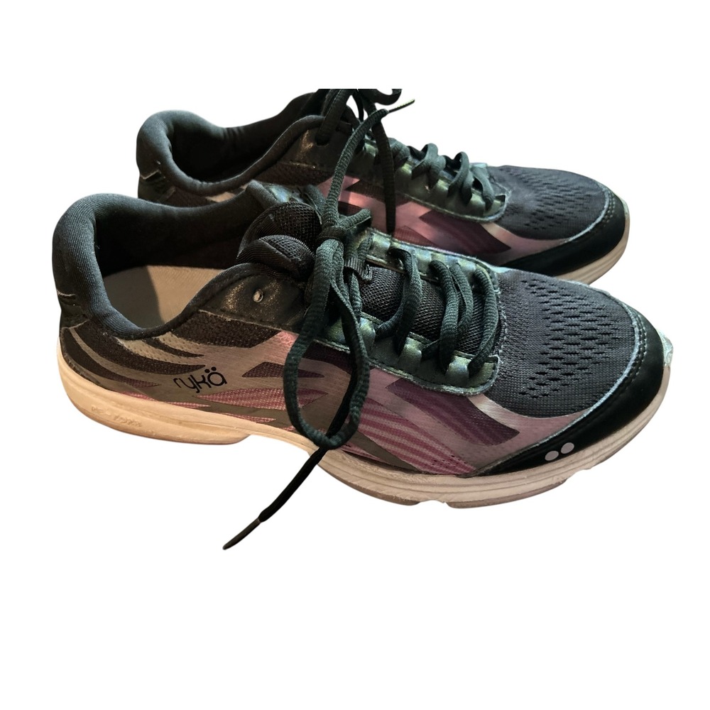 Ryka Running Shoes Women's Athletic Sneakers Lightweight‎ Cushioned Black Purple